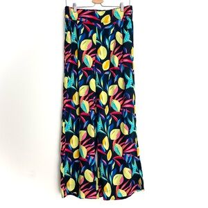 Tabitha Brown Palazzo Wide Leg Linen Pants Pockets size M